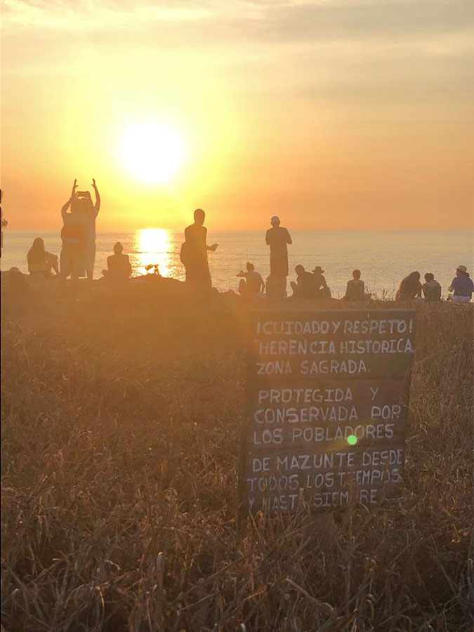 atardecer a la Punta Cometa